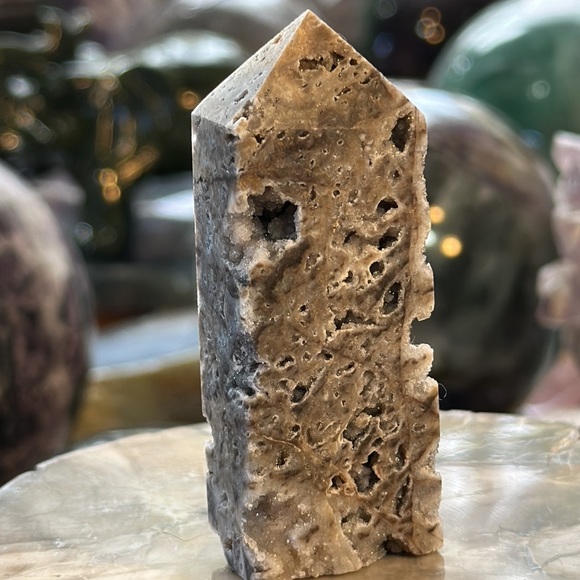 Sphalerite 4 Sided Crystal Point! - Picture 3 of 5